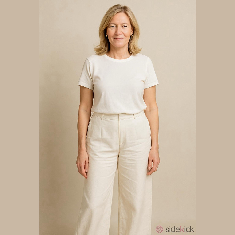 EUC Women's Kasper Off-White Wide Leg Pants Plus Size 18